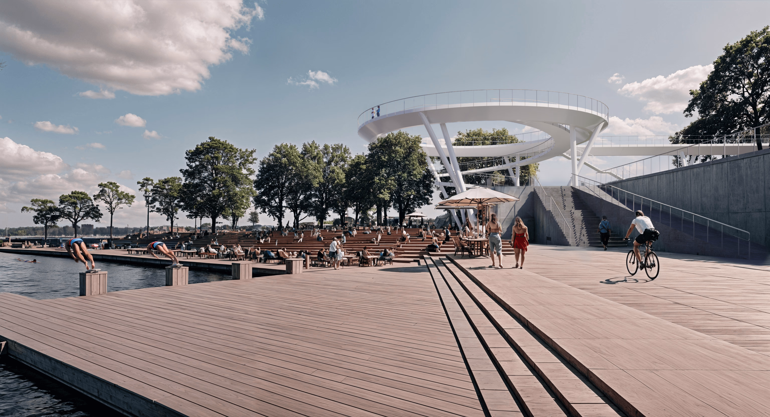 Dnipro River Deck